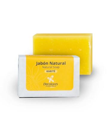 Decolores Decolores | Natural Shea Butter Soap | 100g | Solid Soap | Natural and Handmade Soaps | Facial and Body Use | Nourishing | Softens Your Skin | Moisturizes and Firms
