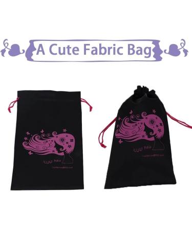 iLUU 18" 100g Hair 100% Heat Retardant Synthetic Clip In Curly Wavy Wrap Ponytail Hair Extension Honey Blonde and Bleach Blonde Hairpiece Pony Tails for Beauty Fashion Women - Color #27A/613 27A/613-strawberry blonde/bleach blonde - Buy Online on GoSupps.com