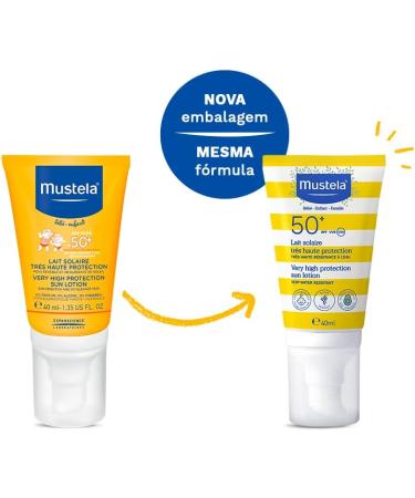 Mustela Very High Protection SPF 50+ Sun Lotion for The Face 40 ml - Buy Online on GoSupps.com