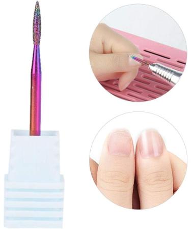 Nail Drill Bits Acrylic Nail File Bits Cuticle Drill Bit Fine Grit Cuticle Clean Carbide Nail Drill Bit Electric Nail File for Manicure Pedicure Tools for Manicure Pedicure Home Salon Use (V4) - Buy Online on GoSupps.com