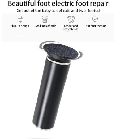 Dajidafu Electric Pedicure Tool Portable Handheld 450RPM Anodized Professional Cable Power Salon Dead Skin Callus Remover Grey - Buy Online on GoSupps.com