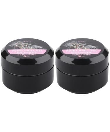 POPETPOP 2 Pcs Disposable Glue Nail Rhinestones Accessories for Tool Valid Nail Point Drill Glue Nail Glue Manicure Gel Manicure Diy Glue Nail Art Drill Glue Nail Art Glue Liquid 4 in 1 Gem 5x4cmx2pcs As Shownx2pcs