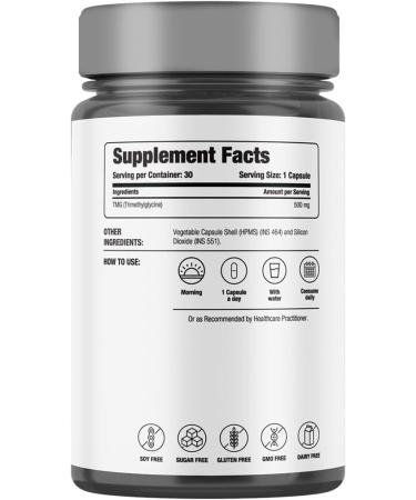 TMG 98% Pure Trimethylglycine (TMG) Supplements | Cardiovascular Health | | NMN Synergy (30 Vegan Capsules) - Buy Online on GoSupps.com
