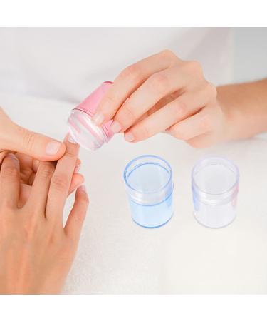 Beaupretty Clear Jelly Nail Art Stamper Kit - Double-Sided Silicone Punch & Scraper 3 Set (Random Color) - DIY Nail Art Tools for Perfect Designs - Buy Online on GoSupps.com