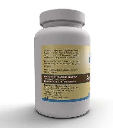 Priority One Vitamins Adrenal Focus 100 Capsules Adrenal Support - Buy Online on GoSupps.com