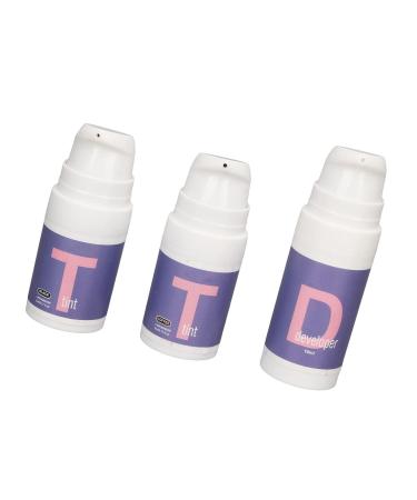 Quick-Drying Eyebrow Dye Set for Women - Black Brown | At-Home Color | Welding-Resistant & Immediate Results - Buy Online on GoSupps.com