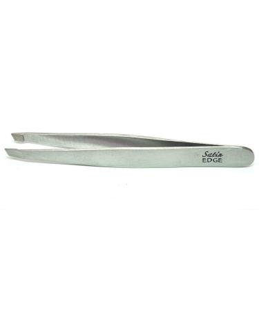 Satin Edge Slant Tweezer  Se-2019