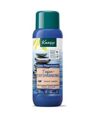 Kneipp aroma care foam bath The deep relaxation - bathing additive with valuable sandal wood extract and natural essential patchouli oil - nourishing and relaxing bathing experience - 400ml - Buy Online on GoSupps.com