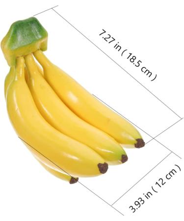 Zerodeko 5pcs Simulated Banana Vegetable Banana Fake Banana Model Fake Fruit Model Pretend Play Fruit Banana Model Decor Fake Fruit Playing Toy Simulation Banana Ornaments Foam Household As Shownx5pcs 18.5X10CMx5pcs - Buy Online on GoSupps.com