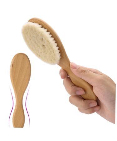 Fomiyes 3-Piece Wooden Hair and Beard Brush Set | Mustache & Razor Brush for Men | Premium Grooming Essentials - Buy Online on GoSupps.com