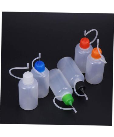 LALAFINA 30ml Precision Tip Applicator Bottles Squeezable Bottles for Glue and Pigments Storage Containers Paint Nozzles Easy Color Distinction and Leakproof - Buy Online on GoSupps.com
