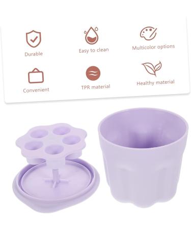 Angoily 4 Sets Makeup Brush Cleaning Bowl Makeup Brush Cleaner Kit Makeup Brush Washing Too Brush Cleaning Tool Makeup Cleaner Scrubber Cosmetics Brush Mat Wash Bowl Self Made Tpr - Buy Online on GoSupps.com