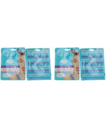 Loua Masque Mains en Tissu Hydratant & Protecteur Bleu (Lot de 2) 1 ml (Lot de 2)
