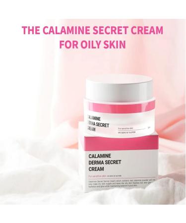 KSECRET Calamine Derma Secret Cream 50ml | Best Korean Skincare for Acne & Oily Skin | International Shipping Available - Buy Online on GoSupps.com