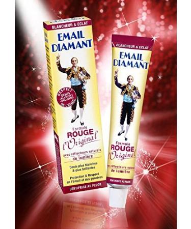 Email Diamond Toothpaste Formula Rouge - Original 75ml (4 Pieces) | Premium Whitening & Dental Care - Buy Online on GoSupps.com