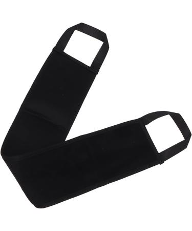 Black Skinerals Microfiber Back Applicator Mitt Band for Self Tanner and Body Lotion Easy to Grip Handles No Lotion Absorption - Buy Online on GoSupps.com