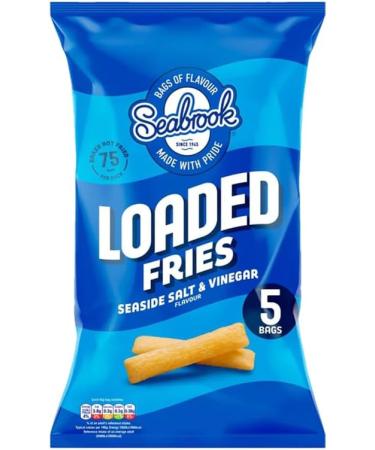 Seabrook loaded fries Puffs Rings Chips Crisps Bags - 4 x Mixed Bags (20 x Mini Chips Bags 16g) - Buy Online on GoSupps.com