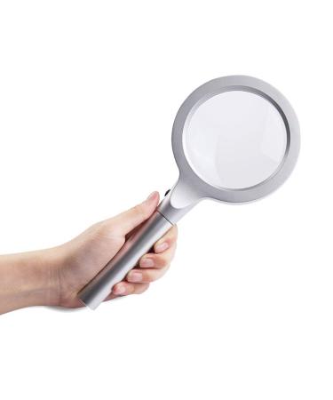 Handheld Portable 10 Times Glass with LED Children's Elderly Reading HD high Power Optical Lens Good Times