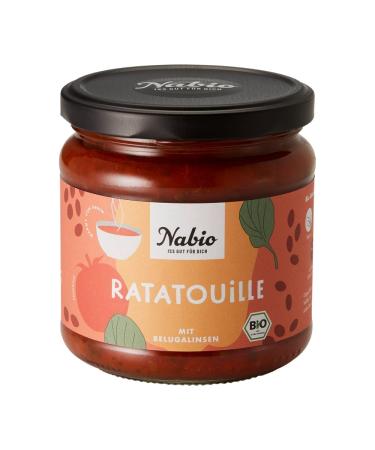 NABIO Nabio Ratatouille with Beluga Lentils 365g Glass