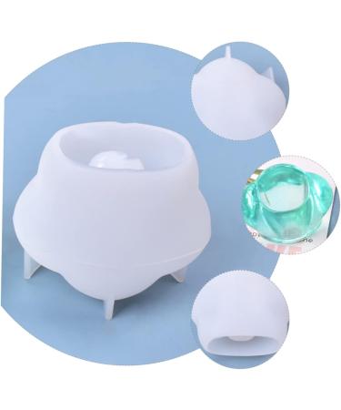 NUOBESTY 1pc Container Crystal Handmade Ornament Molds Storage Epoxy Accessories Moulds DIY Making Silicone White 8.3X5X7.4CM - Buy Online on GoSupps.com