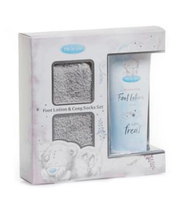 Me to You Foot Lotion & Cosy Socks Set Super Soft Size 4-6