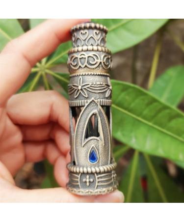 DFJOENVLDKHFE Vintage Patterned Glass Refillable Perfume Bottle Wedding Ladies Gifts 6ml 6ml - Buy Online on GoSupps.com