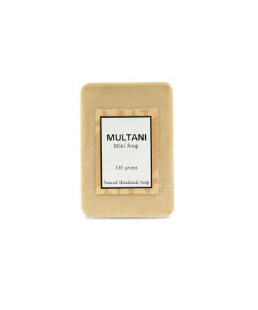 Buy Multani Mitti Soap Bar - Natural Handmade Skin Cleanser Moisturizing & Gentle for All Skin Types - 1 PC - Buy Online on GoSupps.com