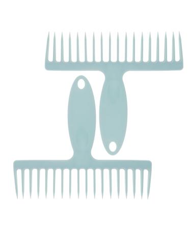 Lot de 2 Peignes D pilatoires Multifonctions en Plastique Outil Portable pour Nettoyage des Poils de Balai et Cheveux L ger et Pratique pour Entretien Cheveux Boucl s