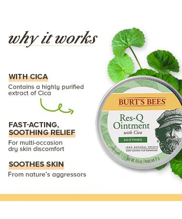 Burt's Bees 100% Natural Origin Multipurpose Res-Q Ointment with Cica 15g - Pack of 1 - Buy Online on GoSupps.com