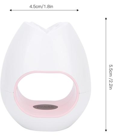 LIZEALUCKY Mini Nail Dryer Lamp USB Portable Single Finger UV Gel Nail Curing Lamp Manicure Tools Small and Convenient You Can Do Manicure Anytime Anywhere with One Hand (Blanco) - Buy Online on GoSupps.com