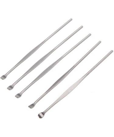 5Pcs Stainless Steel EarPick Cleaner Ear Pick Wax Curette Remover Care Tool Hot Ear Cleaning Tool With Light - Buy Online on GoSupps.com