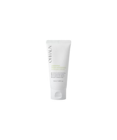OHHAUN Green Tea Pore Care Soothing Cream (3.38 fl.oz) Hydrating Moisturizer for Oily Skin Oil Control Cooling Face Cream