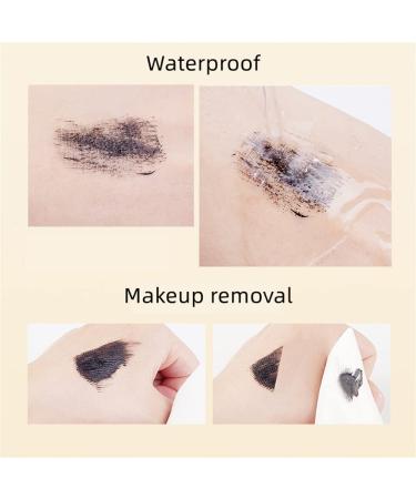4D Silk Fiber Lash Mascara - Waterproof, Smudge-proof, Black Volume and Length for Fine Short Eyelashes - Lengthening, Thickening, Fuller Look - 2.5mm Brush - Natural Formula (1 Pcs) - Buy Online on GoSupps.com