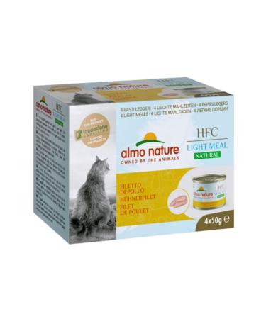 Almo Nature HFC Natural Light Meal Chicken Fillet Wet food for adult cats: 4 cans of 50 g each