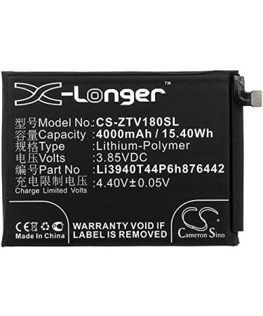 Replacement Battery for Nubia NX612 NX612j V18 - 4000mAh 3.85V | Li3940T44P6h876442 - International Shipping Available - Buy Online on GoSupps.com