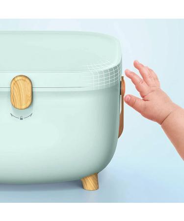 Buy Medicine Storage Box - Double Layer Organizer with 360 Rotation Lock - Green First Aid Kit - Buy Online on GoSupps.com