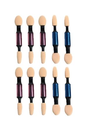LALAFINA 10pcs Cosmetics Eye Shadow Applicator Eye Shadow Brush Mix Miss Eye Shadow Stick