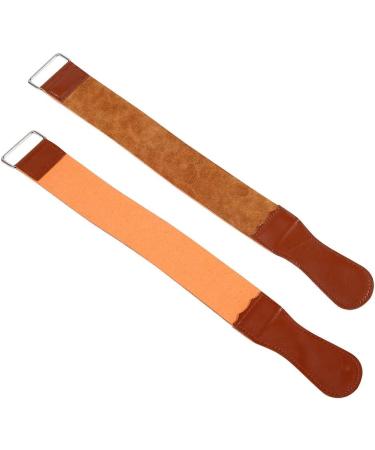 Cow Knife Sharpening Strap | 38x5x1 Leather Strop for Barbers | Manual Shaving Tool - Buy Online on GoSupps.com