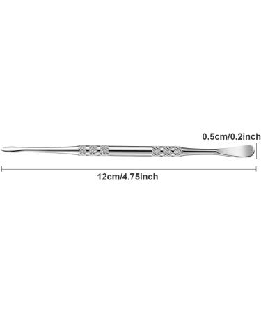 Mudder 3 Packs Stainless Steel Wax Carving Tool Set - 4.75 Inch Spoon Tool in Silver Finish - Buy Online on GoSupps.com