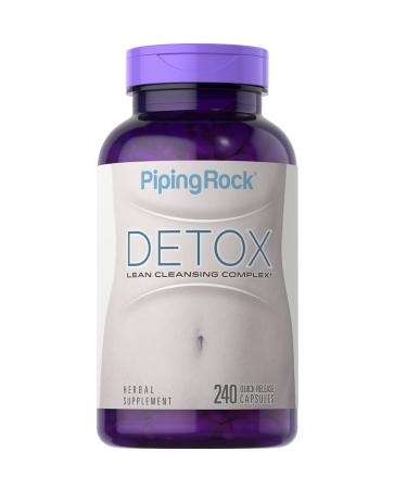 Piping Rock Detox Cleansing Pills | 240 Capsules | Lean Complex | Dietary Supplement | Gluten Free Non-GMO