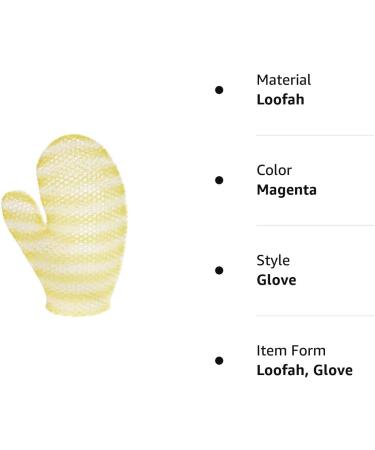 Supracor Stimulite Bath Mitt - Exfoliating Glove for Face and Body | Honeycomb Spa Loofah | Magenta - Buy Online on GoSupps.com