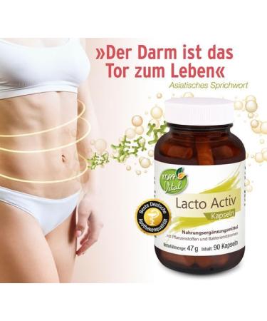 KOPP Vital Lacto Activ - 90 Capsules of 18 Lactic Acid Bacteria | Pharmacy Quality Probiotics | International Shipping Available - Buy Online on GoSupps.com