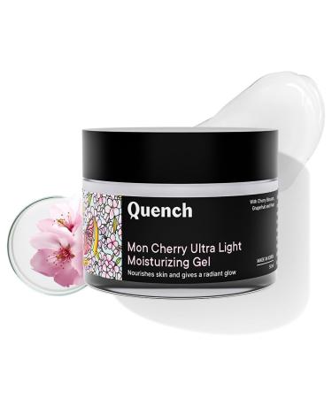 Que_nch Ultra Light Moisturizer with 2% Niacinamide Cherry Blossom & Pearl Extracts| Brightens Skin Calms Inflammation and Prevents Signs of Ageing| Made in Korea| For All Skin Types (50ml)