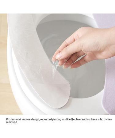 4 Pairs Hbluefat Bathroom Warmer Toilet Seat Cover Pads | Reusable & Easy to Clean | Fits Various Toilet Shapes | Portable for Home or Travel - Buy Online on GoSupps.com