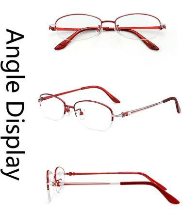 Dibako Anti Blue Light Reading Glasses | Stylish Vintage Round Readers for Women | HD Vision | +1.50 Reading Aid - Buy Online on GoSupps.com
