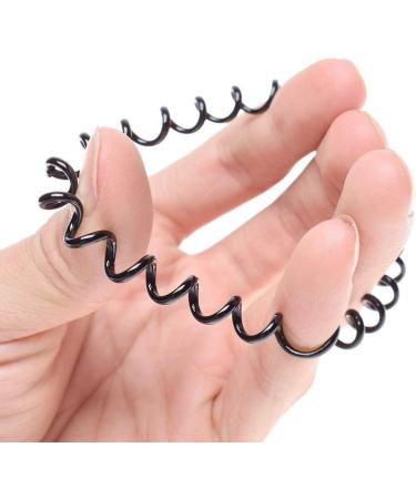 Spiral Hair Ties for Thick Hair - 8 PCS Super Comfy Coil Hair Ties - Phone Cord Ponytail Coils in MultiColor - Buy Online on GoSupps.com