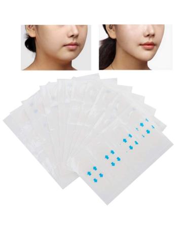 40 Thin Facial Stickers - Invisible Face Lift Glue & Makeup Tape for a Slimmer Chin & Small Face - Buy Online on GoSupps.com