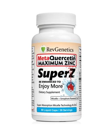 REVGENETICS MetaQuercetin SuperZ: Micelle + Ionophore Powered Zinc