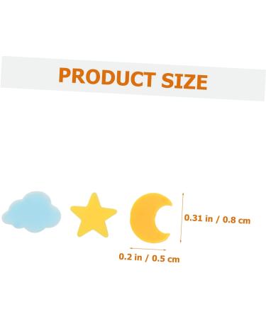 POPETPOP 3pcs 1 Nail Art Polymer Clay Color Stickers Nail Decor Stickers Resin Sprinkles Nail Jewelry Polymer Clay Sprinkles Nail Art Decorations Star Phone Case Pendant - Buy Online on GoSupps.com