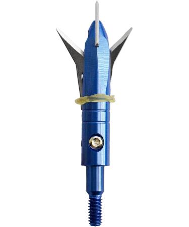 e5e10 12pcs Hunting Broadheads 100 Grain Archery Steel Broadheads + Black Case - Blue | Arrowheads Set - Buy Online on GoSupps.com